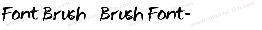 Font Brush   Brush Font字体转换